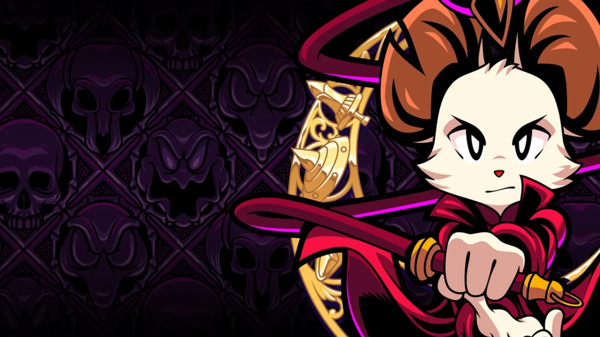 Key art oficial de Mina the Hollower com a protagonista Mina